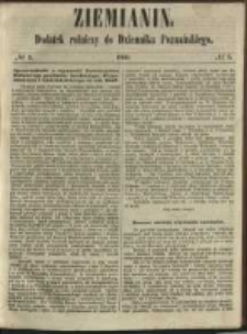 Ziemianin. Dodatek rolniczy do Dziennika Poznańskiego 1860 Nr5