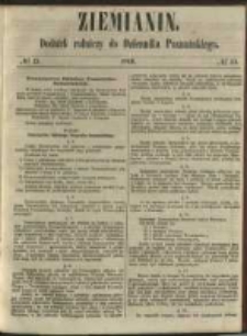 Ziemianin. Dodatek rolniczy do Dziennika Poznańskiego 1860 Nr13