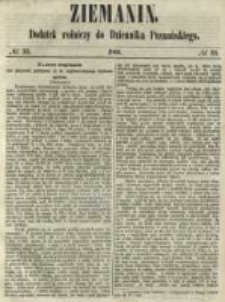 Ziemianin. Dodatek rolniczy do Dziennika Poznańskiego 1860 Nr33