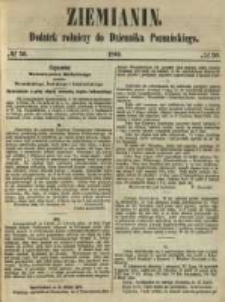 Ziemianin. Dodatek rolniczy do Dziennika Poznańskiego 1860 Nr50