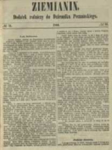 Ziemianin. Dodatek rolniczy do Dziennika Poznańskiego 1860 Nr51