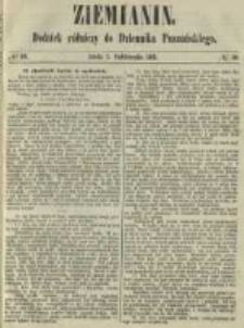 Ziemianin. Dodatek r&oacute;lniczy do Dziennika Poznańskiego 1861.10.05 Nr40