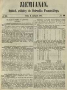 Ziemianin. Dodatek r&oacute;lniczy do Dziennika Poznańskiego 1861.11.02 Nr44