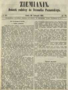 Ziemianin. Dodatek rolniczy do Dziennika Poznańskiego 1861.11.30 Nr48