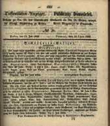 Oeffentlicher Anzeiger. 1852.07.13 Nro.28