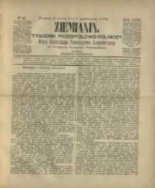 Ziemianin. Tygodnik przemysłowo-rolniczy; organ Centralnego Towarzystwa Gospodarczego w Wielkiem Księstwie Poznańskiem 1882.10.07 R.32 Nr40