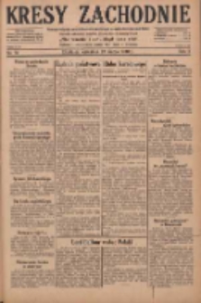Kresy Zachodnie: pismo poświęcone obronie interes&oacute;w narodowych na zachodnich ziemiach Polski 1930.03.27 R.8 Nr72