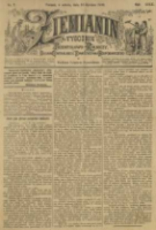 Ziemianin. Tygodnik przemysłowo-rolniczy; organ Centralnego Towarzystwa Gospodarczego w Wielkiem Księstwie Poznańskiem 1899.01.14 R.49 Nr2