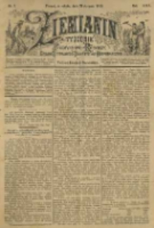 Ziemianin. Tygodnik przemysłowo-rolniczy; organ Centralnego Towarzystwa Gospodarczego w Wielkiem Księstwie Poznańskiem 1899.01.21 R.49 Nr3