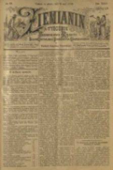 Ziemianin. Tygodnik przemysłowo-rolniczy; organ Centralnego Towarzystwa Gospodarczego w Wielkiem Księstwie Poznańskiem 1899.05.13 R.49 Nr19