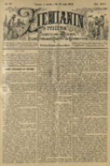 Ziemianin. Tygodnik przemysłowo-rolniczy; organ Centralnego Towarzystwa Gospodarczego w Wielkiem Księstwie Poznańskiem 1899.05.20 R.49 Nr20