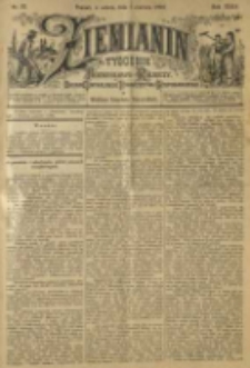 Ziemianin. Tygodnik przemysłowo-rolniczy; organ Centralnego Towarzystwa Gospodarczego w Wielkiem Księstwie Poznańskiem 1899.06.03 R.49 Nr22