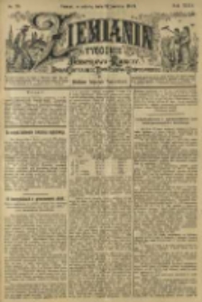 Ziemianin. Tygodnik przemysłowo-rolniczy; organ Centralnego Towarzystwa Gospodarczego w Wielkiem Księstwie Poznańskiem 1899.06.17 R.49 Nr24