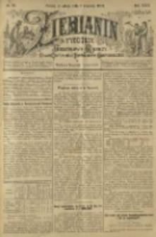 Ziemianin. Tygodnik przemysłowo-rolniczy; organ Centralnego Towarzystwa Gospodarczego w Wielkiem Księstwie Poznańskiem 1899.09.02 R.49 Nr35