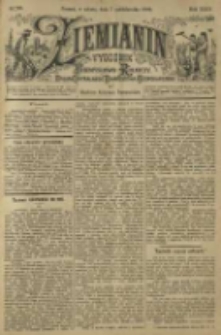 Ziemianin. Tygodnik przemysłowo-rolniczy; organ Centralnego Towarzystwa Gospodarczego w Wielkiem Księstwie Poznańskiem 1899.10.07 R.49 Nr40