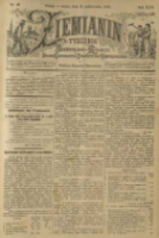Ziemianin. Tygodnik przemysłowo-rolniczy; organ Centralnego Towarzystwa Gospodarczego w Wielkiem Księstwie Poznańskiem 1899.10.21 R.49 Nr42