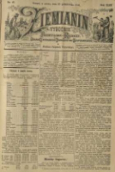Ziemianin. Tygodnik przemysłowo-rolniczy; organ Centralnego Towarzystwa Gospodarczego w Wielkiem Księstwie Poznańskiem 1899.10.28 R.49 Nr43
