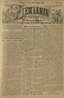 Ziemianin. Tygodnik przemysłowo-rolniczy; organ Centralnego Towarzystwa Gospodarczego w Wielkiem Księstwie Poznańskiem 1899.12.02 R.49 Nr48