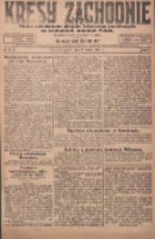Kresy Zachodnie: pismo poświęcone obronie interes&oacute;w narodowych na zachodnich ziemiach Polski 1924.02.08 R.2 Nr16