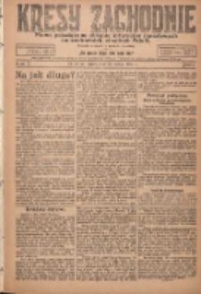 Kresy Zachodnie: pismo poświęcone obronie interes&oacute;w narodowych na zachodnich ziemiach Polski 1924.02.22 R.2 Nr22