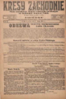Kresy Zachodnie: pismo poświęcone obronie interes&oacute;w narodowych na zachodnich ziemiach Polski 1924.02.27 R.2 Nr24