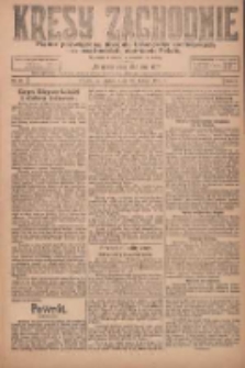 Kresy Zachodnie: pismo poświęcone obronie interes&oacute;w narodowych na zachodnich ziemiach Polski 1924.02.29 R.2 Nr25