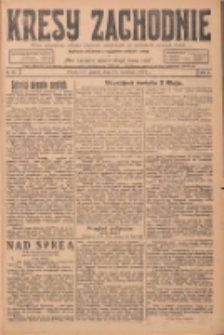 Kresy Zachodnie: pismo poświęcone obronie interes&oacute;w narodowych na zachodnich ziemiach Polski 1924.04.18 R.2 Nr58