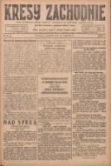 Kresy Zachodnie: pismo poświęcone obronie interesów narodowych na zachodnich ziemiach Polski 1924.05.22 R.2 Nr84