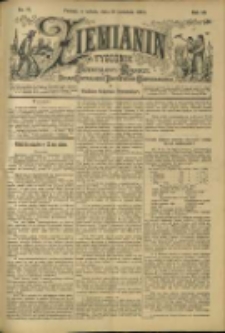 Ziemianin. Tygodnik przemysłowo-rolniczy; organ Centralnego Towarzystwa Gospodarczego w Wielkiem Księstwie Poznańskiem 1900.04.28 R.50 Nr17