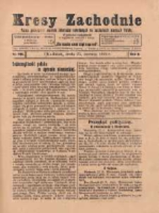 Kresy Zachodnie: pismo poświęcone obronie interesów narodowych na zachodnich ziemiach Polski 1924.06.25 R.2 Nr110