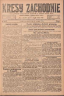 Kresy Zachodnie: pismo poświęcone obronie interes&oacute;w narodowych na zachodnich ziemiach Polski 1924.08.14 R.2 Nr153