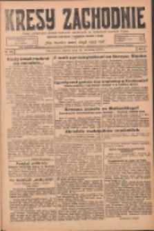 Kresy Zachodnie: pismo poświęcone obronie interes&oacute;w narodowych na zachodnich ziemiach Polski 1924.09.16 R.2 Nr180