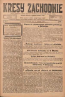 Kresy Zachodnie: pismo poświęcone obronie interesów narodowych na zachodnich ziemiach Polski 1924.09.21 R.2 Nr185