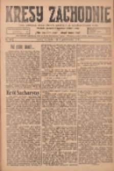 Kresy Zachodnie: pismo poświęcone obronie interes&oacute;w narodowych na zachodnich ziemiach Polski 1924.10.08 R.2 Nr199