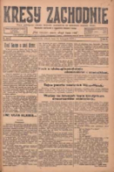 Kresy Zachodnie: pismo poświęcone obronie interesów narodowych na zachodnich ziemiach Polski 1924.11.11 R.2 Nr227