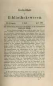 Centralblatt für Bibliothekswesen. 1886.04 Jg.3 heft 4