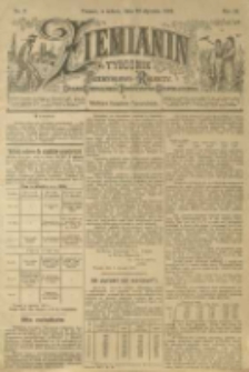 Ziemianin. Tygodnik przemysłowo-rolniczy; organ Centralnego Towarzystwa Gospodarczego w Wielkiem Księstwie Poznańskiem 1901.01.12 R.51 Nr2