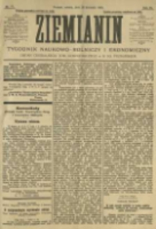 Ziemianin. Tygodnik naukowo-rolniczy i ekonomiczny; organ Centralnego Towarzystwa Gospodarczego w Wielkiem Księstwie Poznańskiem 1905.04.29 R.55 Nr17