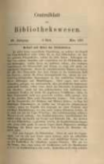 Centralblatt für Bibliothekswesen. 1887.03 Jg.4 heft 3