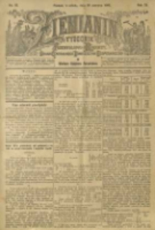 Ziemianin. Tygodnik przemysłowo-rolniczy; organ Centralnego Towarzystwa Gospodarczego w Wielkiem Księstwie Poznańskiem 1901.06.22 R.51 Nr25