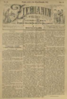 Ziemianin. Tygodnik przemysłowo-rolniczy; organ Centralnego Towarzystwa Gospodarczego w Wielkiem Księstwie Poznańskiem 1901.10.19 R.51 Nr42