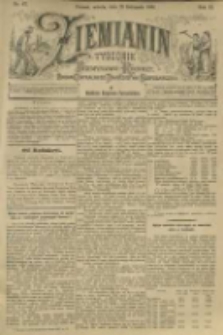 Ziemianin. Tygodnik przemysłowo-rolniczy; organ Centralnego Towarzystwa Gospodarczego w Wielkiem Księstwie Poznańskiem 1901.11.23 R.51 Nr47