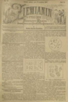 Ziemianin. Tygodnik przemysłowo-rolniczy; organ Centralnego Towarzystwa Gospodarczego w Wielkiem Księstwie Poznańskiem 1901.12.21 R.51 Nr51