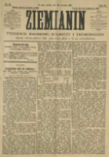 Ziemianin. Tygodnik naukowo-rolniczy i ekonomiczny; organ Centralnego Towarzystwa Gospodarczego w Wielkiem Księstwie Poznańskiem 1905.08.12 R.55 Nr32