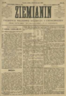 Ziemianin. Tygodnik naukowo-rolniczy i ekonomiczny; organ Centralnego Towarzystwa Gospodarczego w Wielkiem Księstwie Poznańskiem 1905.08.19 R.55 Nr33