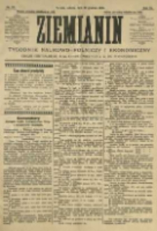 Ziemianin. Tygodnik naukowo-rolniczy i ekonomiczny; organ Centralnego Towarzystwa Gospodarczego w Wielkiem Księstwie Poznańskiem 1905.12.30 R.55 Nr52