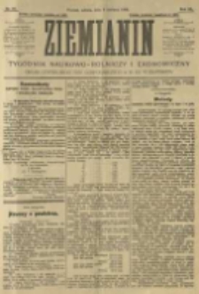 Ziemianin. Tygodnik naukowo-rolniczy i ekonomiczny; organ Centralnego Towarzystwa Gospodarczego w Wielkiem Księstwie Poznańskiem 1906.06.09 R.56 Nr23