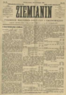 Ziemianin. Tygodnik naukowo-rolniczy i ekonomiczny; organ Centralnego Towarzystwa Gospodarczego w Wielkiem Księstwie Poznańskiem 1906.08.18 R.56 Nr33