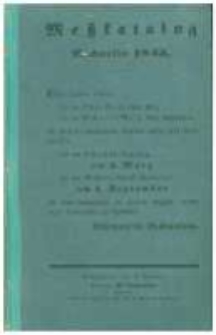 Allgemeines Verzeichniss der Bücher welche von Ostern 1845 bis Michaelis 1845