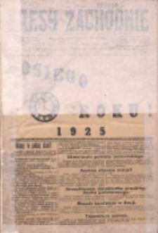 Kresy Zachodnie: pismo poświęcone obronie interesów narodowych na zachodnich ziemiach Polski 1925.01.01 R.3 Nr1